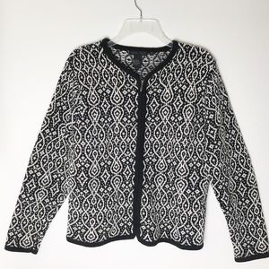 Nomadic Traders Cotton Blend Zip Cardigan sz M